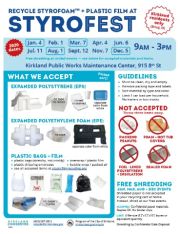 StyroFest: Styrofoam Recycling + Free Shredding Event